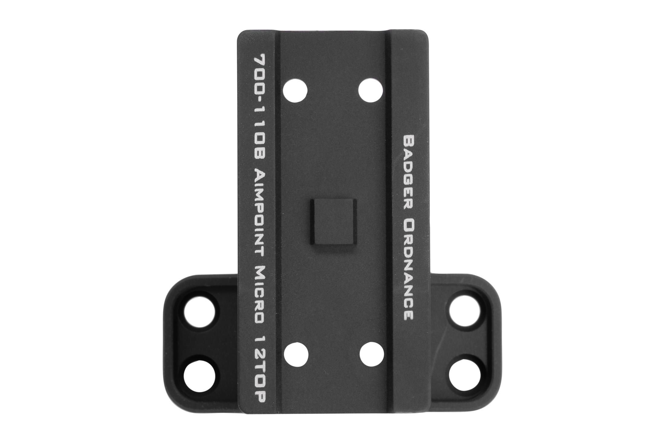 Badger Ordnance■MICRO 30mmリングマウント Badger Ordnance C1 30MM Ring Aimpoint Micro Mount - Black